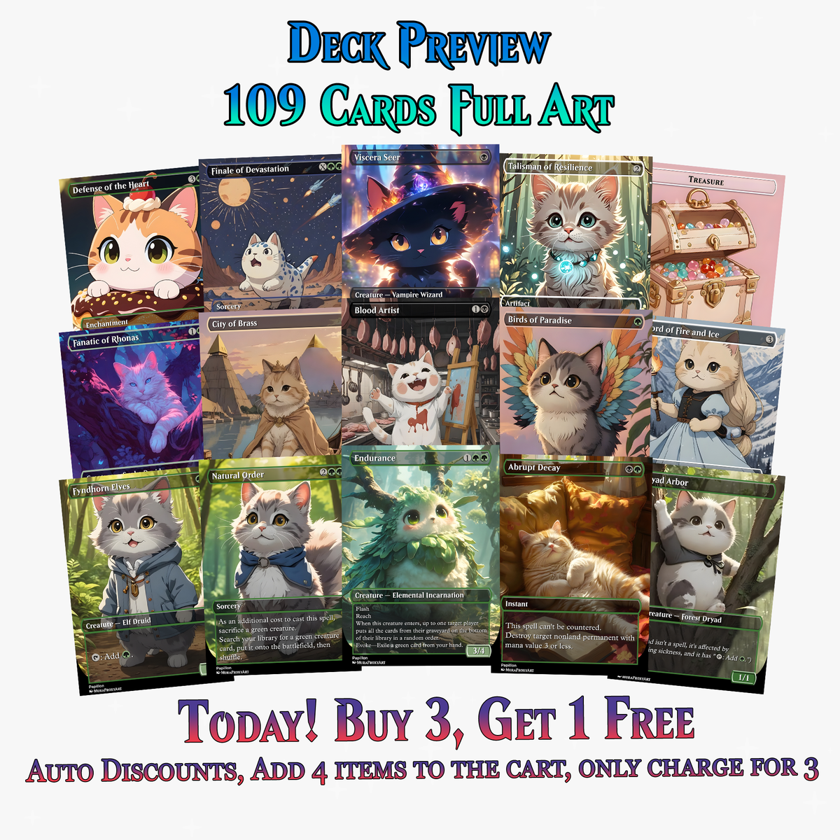 Ygra Food Cat Commander Deck – 109+ Cards | ProxyTCG