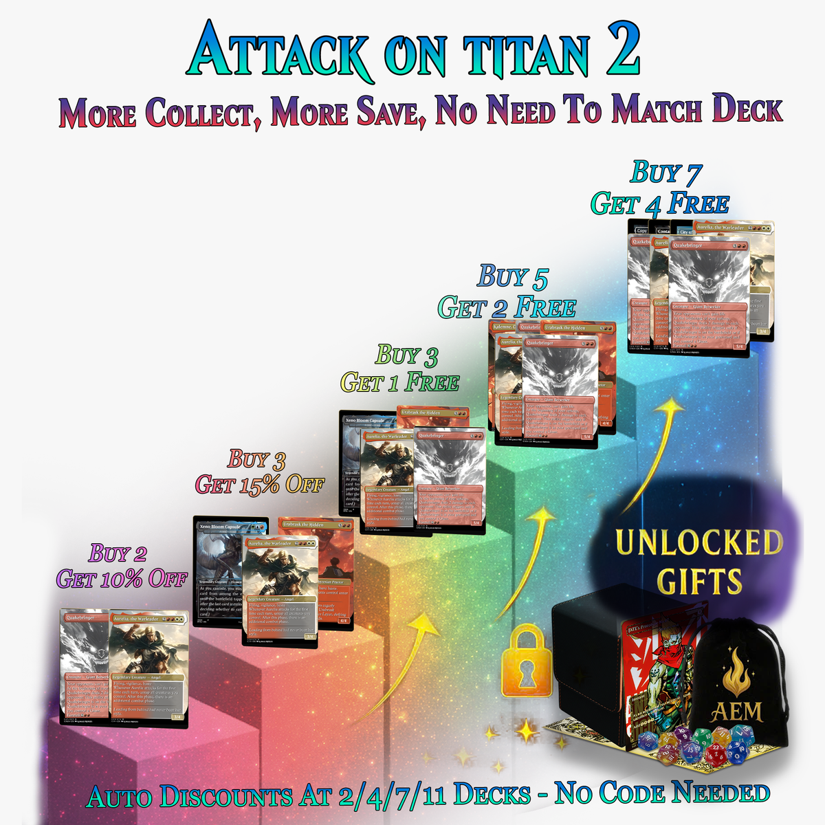 Walls Will Fall – An Attack on Titan EDH Commander Deck