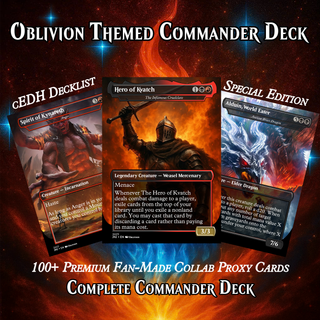 OBLIVION THEMED COMMANDER DECK – PREMIUM COLLECTOR SET (107 CARDS)