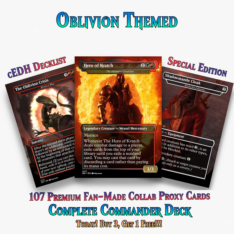 Oblivion Themed Commander Deck – 107+ Cards | ProxyTCG