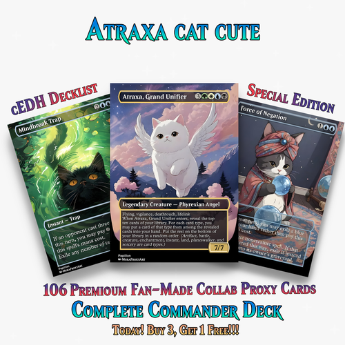 Atraxa Cat Cute Anime Commander Deck | 106+ Cards | ProxyTCG