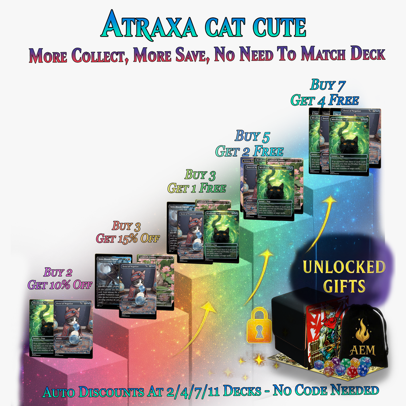 Atraxa Cat Cute Anime Commander Deck | 106+ Cards | ProxyTCG