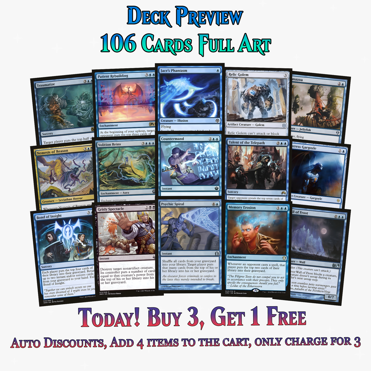 Indestructible Phenax Commander Deck –  106+ Cards - ProxyTCG