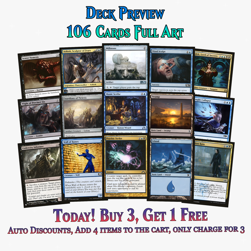 Indestructible Phenax Commander Deck –  106+ Cards - ProxyTCG