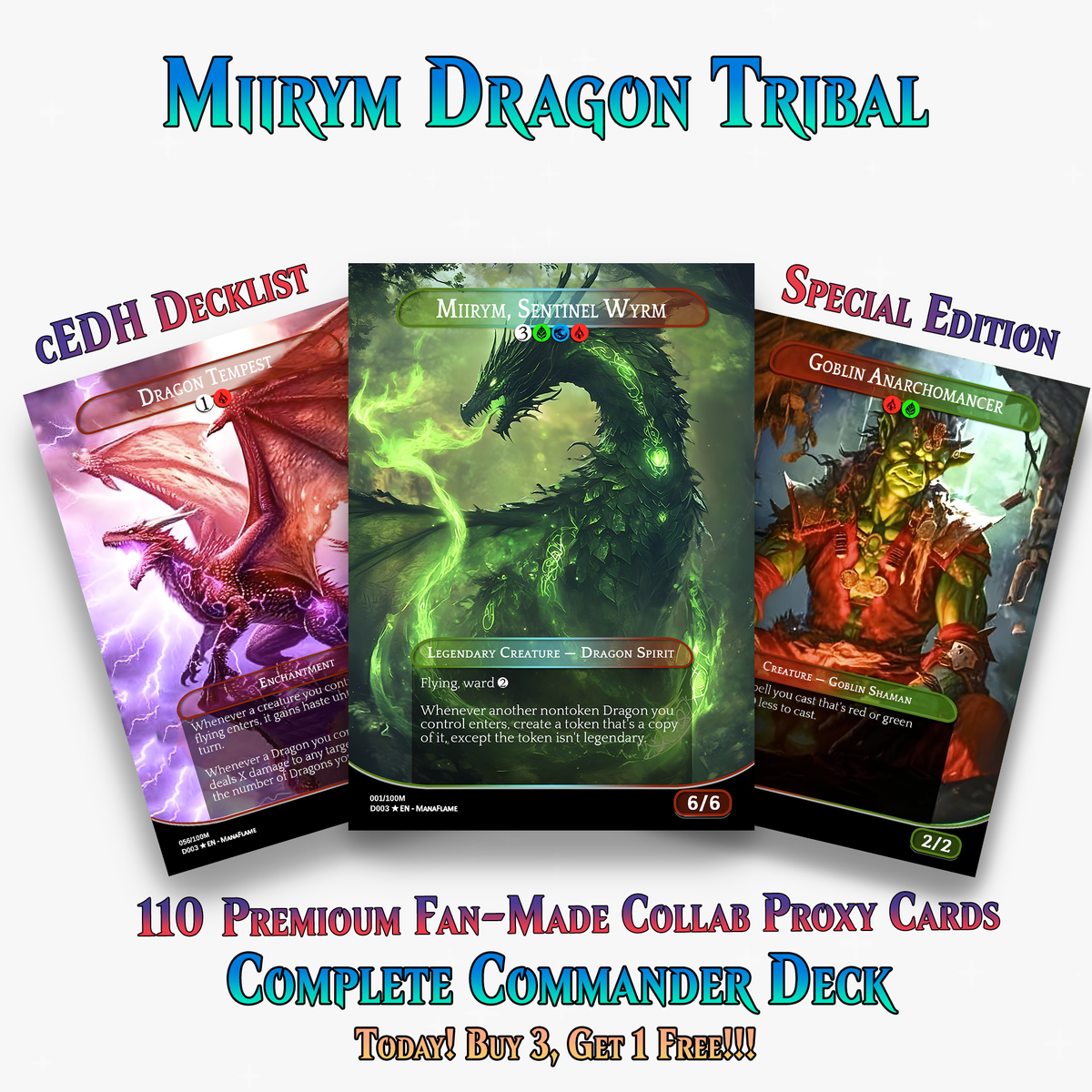 Miirym Dragon Tribal Commander Deck – 110+ Cards | ProxyTCG