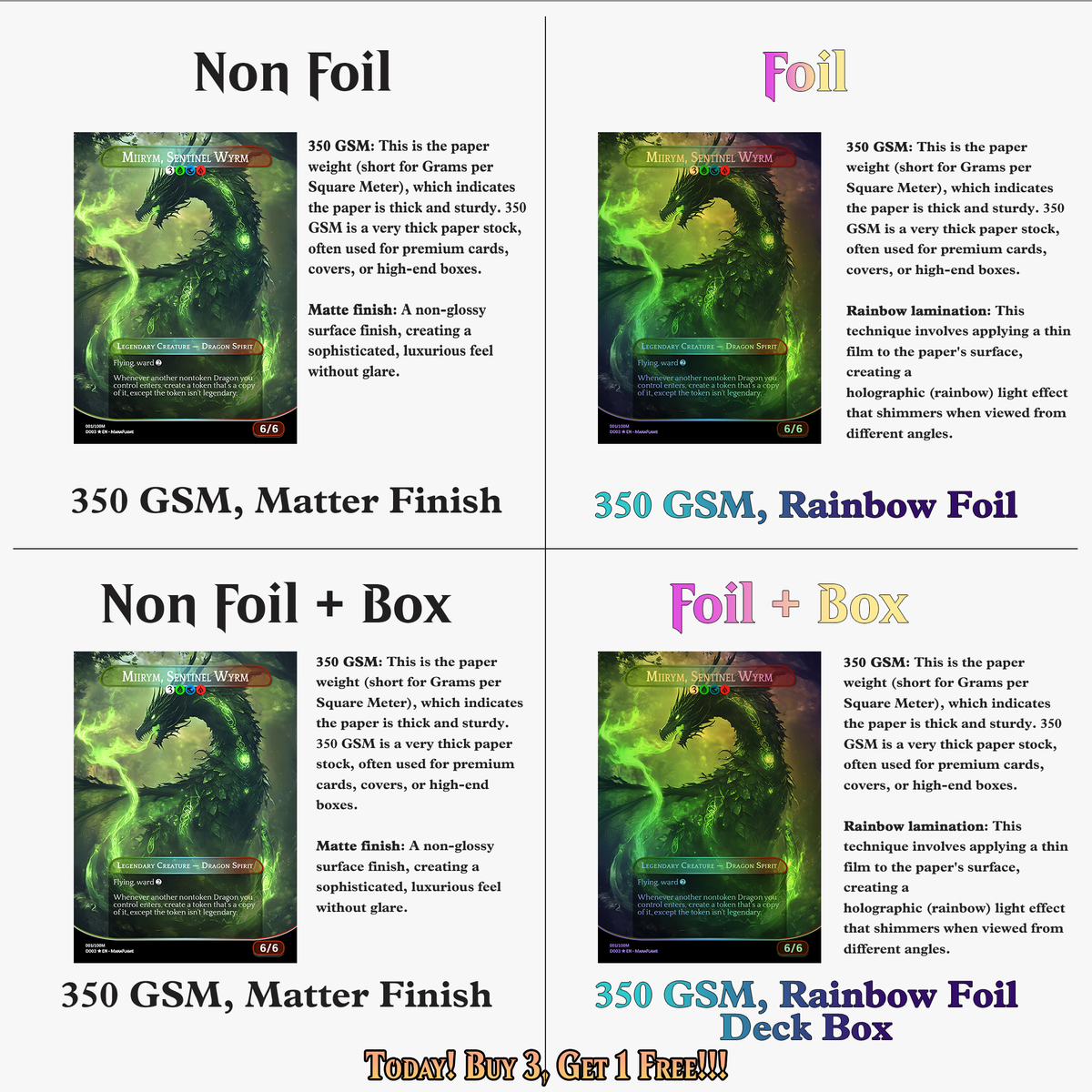 Miirym Dragon Tribal Commander Deck – 110+ Cards | ProxyTCG
