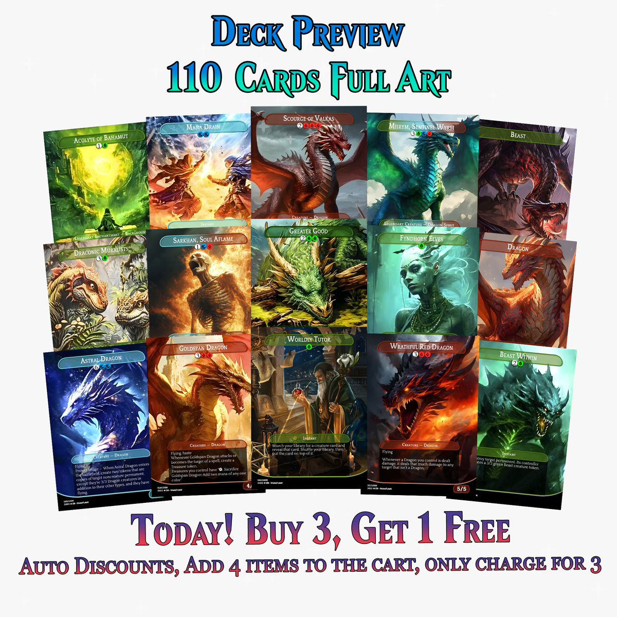 Miirym Dragon Tribal Commander Deck – 110+ Cards | ProxyTCG