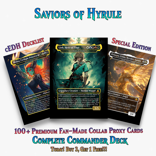 | New | Savior of Hyrule Commander Deck | 116+ Cards | ProxyTCG