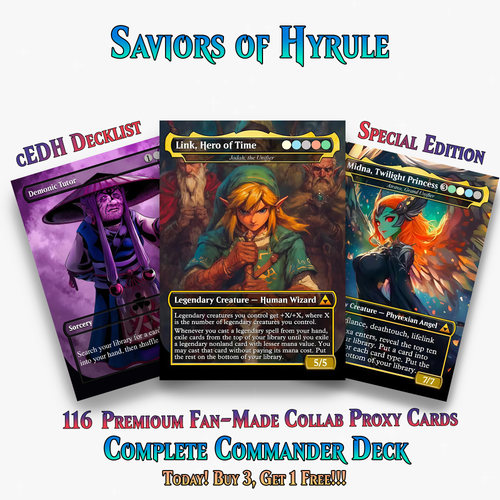 Savior of Hyrule Commander Deck | 116+ Cards | ProxyTCG