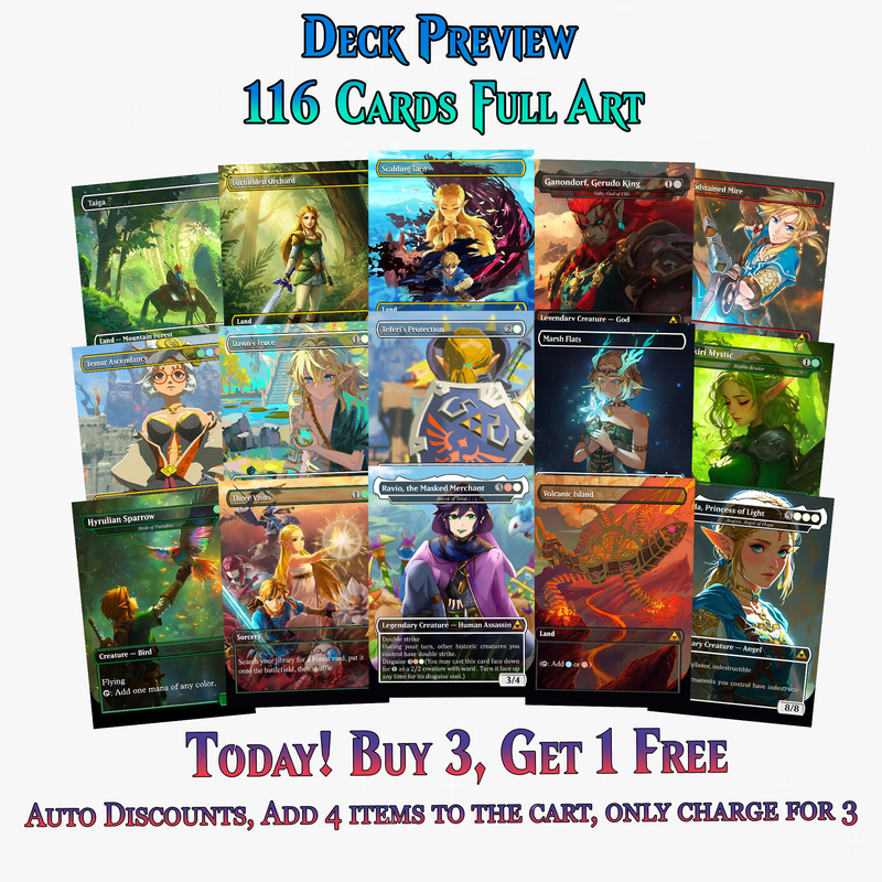 Savior of Hyrule Commander Deck | 116+ Cards | ProxyTCG