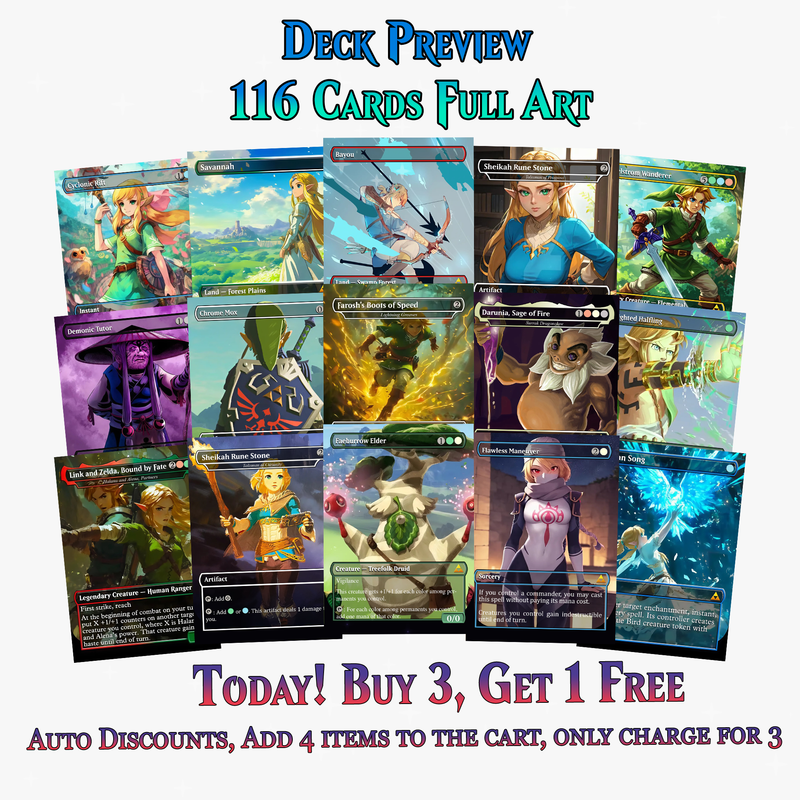 Savior of Hyrule Commander Deck | 116+ Cards | ProxyTCG
