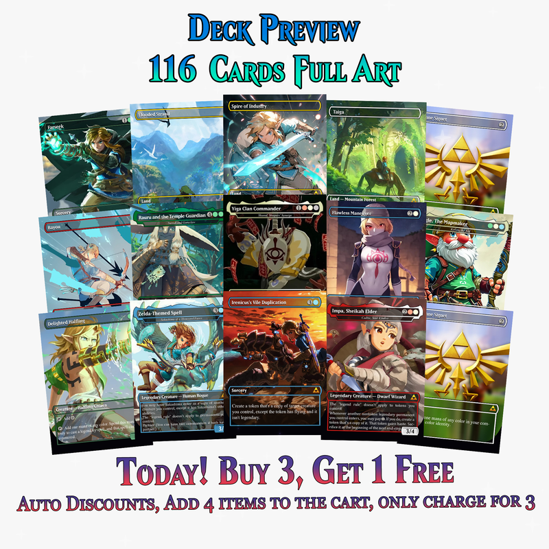 Savior of Hyrule Commander Deck | 116+ Cards | ProxyTCG