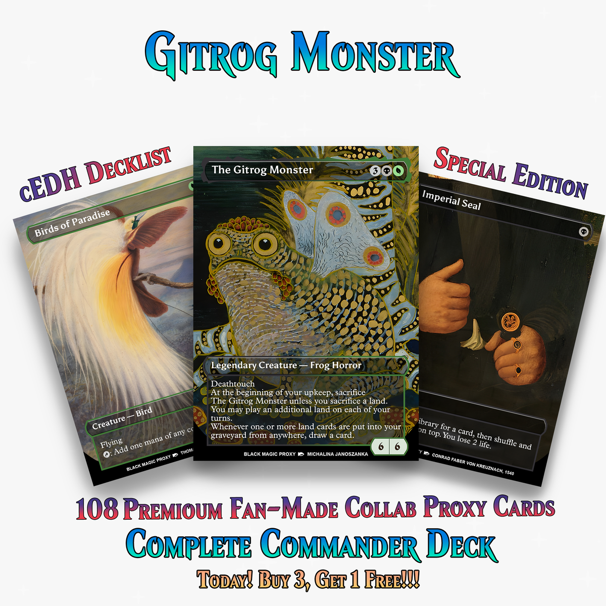The Gitrog Monster Commander Deck – 108+ Cards | ProxyTCG