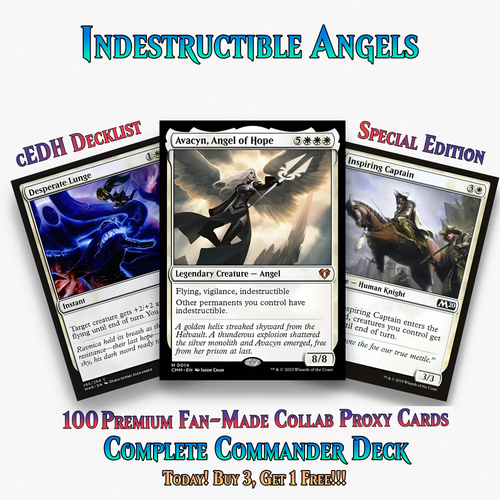 Indestructible Angels Commander Deck – 100+ Cards - ProxyTCG