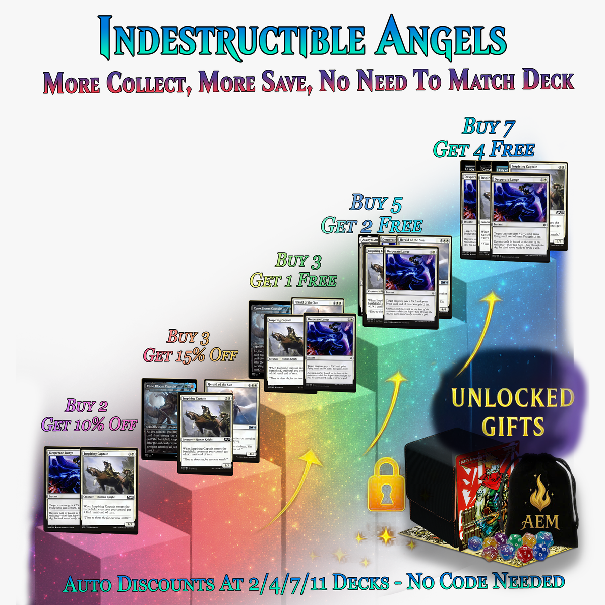 Indestructible Angels Commander Deck – 100+ Cards - ProxyTCG