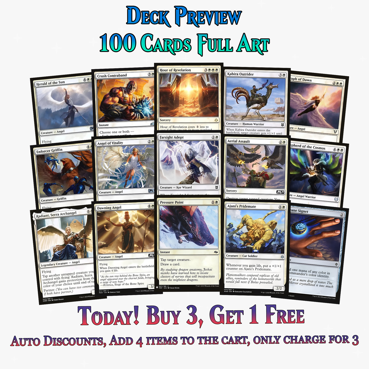 Indestructible Angels Commander Deck – 100+ Cards - ProxyTCG