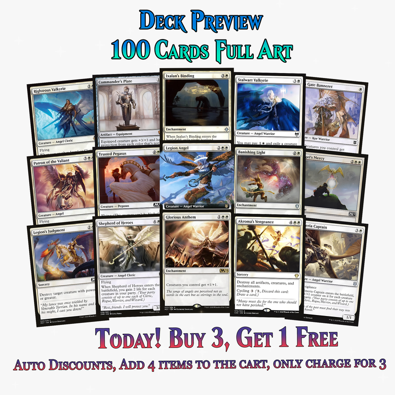 Indestructible Angels Commander Deck – 100+ Cards - ProxyTCG