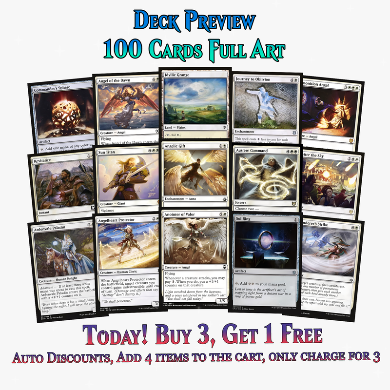Indestructible Angels Commander Deck – 100+ Cards - ProxyTCG