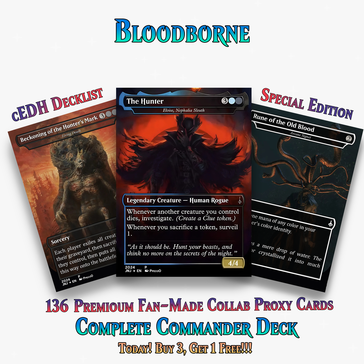 Bloodborne Themed Commander Deck - 136+ Cards | ProxyTCG