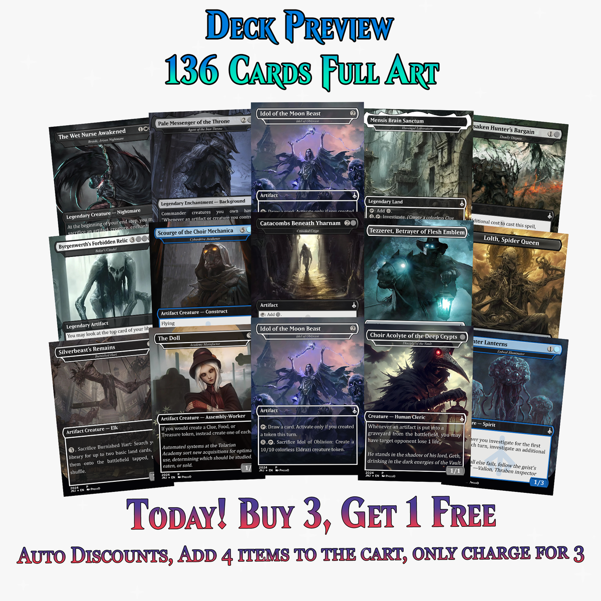 Bloodborne Themed Commander Deck - 136+ Cards | ProxyTCG