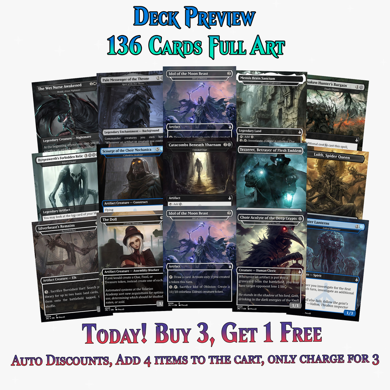 Bloodborne Themed Commander Deck - 136+ Cards | ProxyTCG