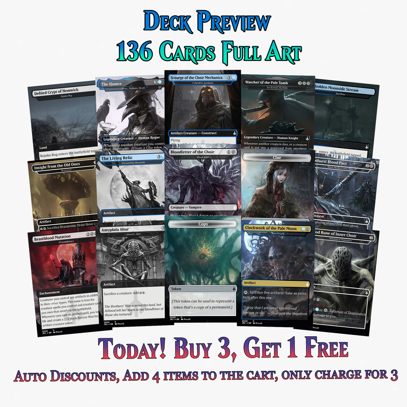 Bloodborne Themed Commander Deck - 136+ Cards | ProxyTCG