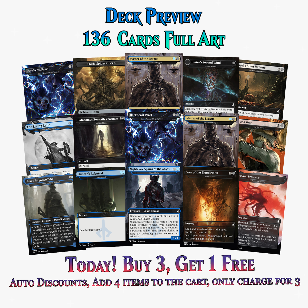 Bloodborne Themed Commander Deck - 136+ Cards | ProxyTCG