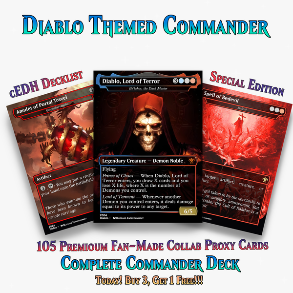 Diablo Themed Proxy Commander Deck - 105+ Cards | ProxyTCG