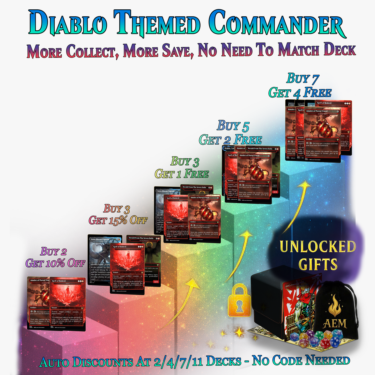Diablo Themed Proxy Commander Deck - 105+ Cards | ProxyTCG