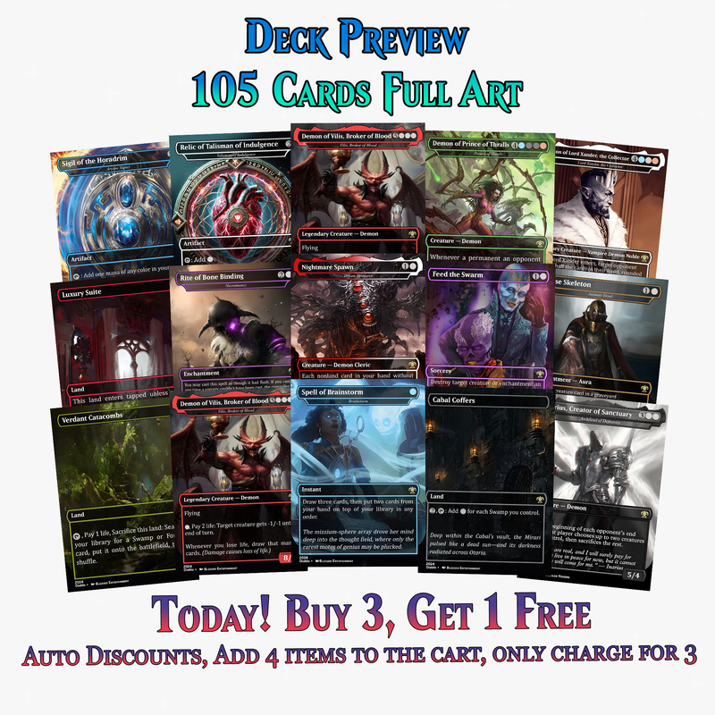 Diablo Themed Proxy Commander Deck - 105+ Cards | ProxyTCG