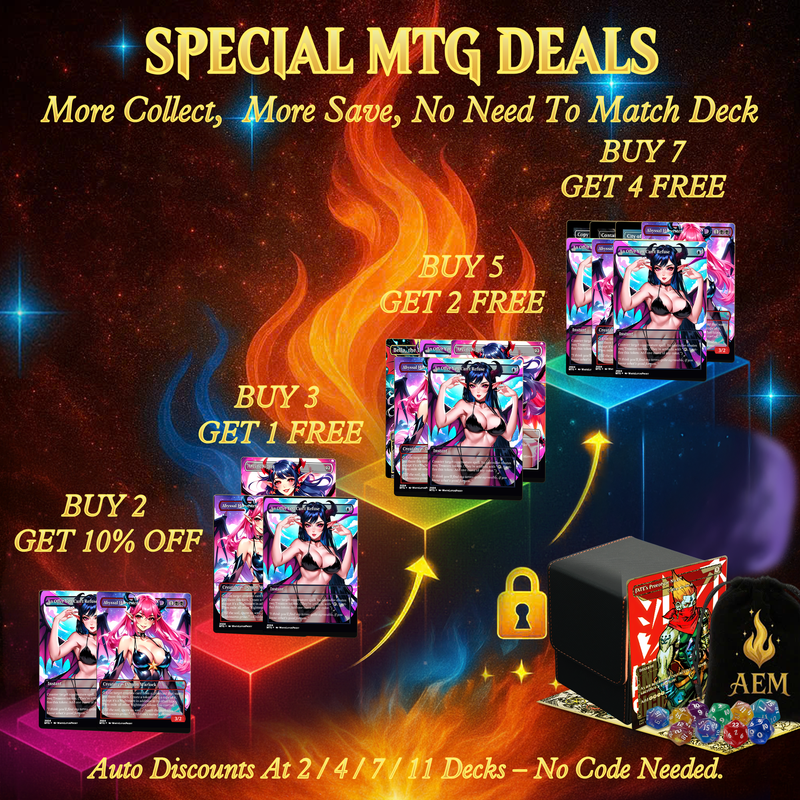 Demon Tribal Anime Style MTG Proxy Commander Deck - 109 Cards | ProxyTCG