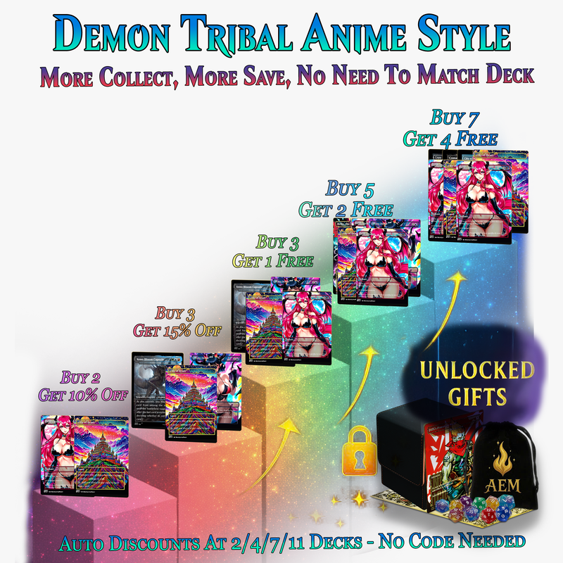 Demon Tribal Commander Deck - 109+ Cards | ProxyTCG
