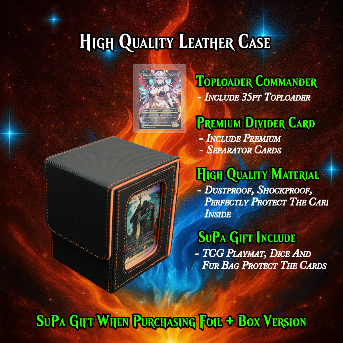 Demon Tribal Anime Style MTG Proxy Commander Deck - 109 Cards | ProxyTCG