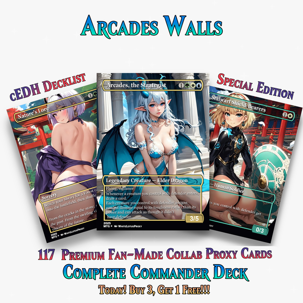 Arcades Walls Toughness Commander Deck - 117+ Cards | ProxyTCG