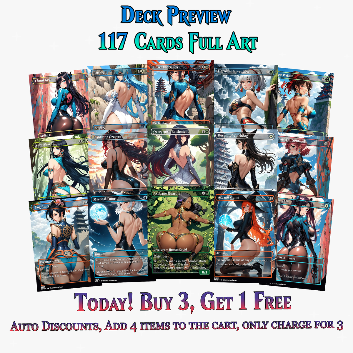 Arcades Walls Toughness Commander Deck - 117+ Cards | ProxyTCG
