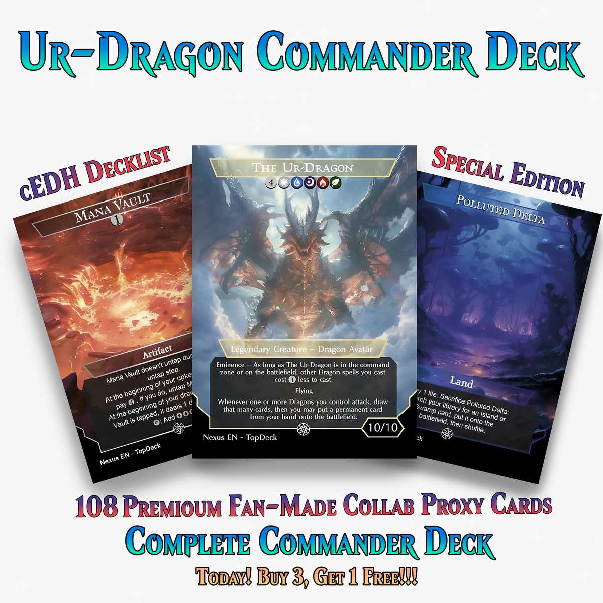 Ur-Dragon Tribal 2 Commander Deck | 108+ Cards | ProxyTCG