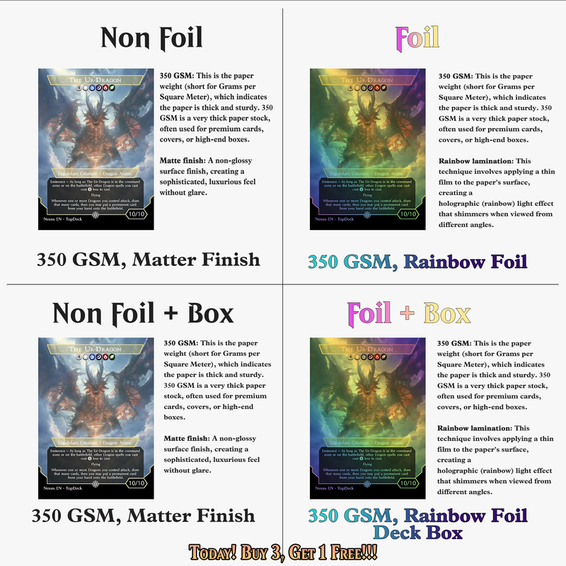 Ur-Dragon Tribal 2 Commander Deck | 108+ Cards | ProxyTCG