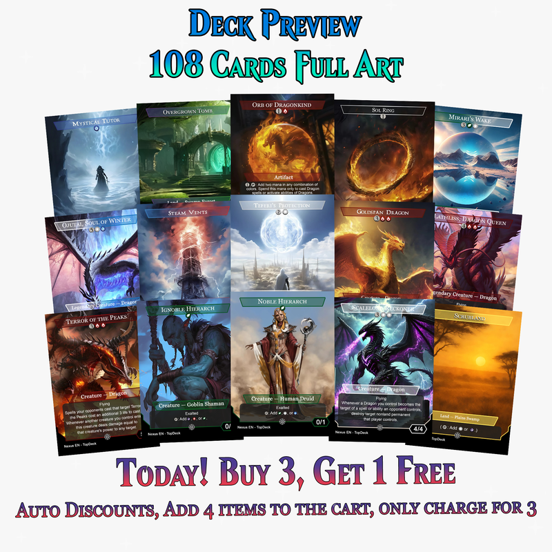 Ur-Dragon Tribal 2 Commander Deck | 108+ Cards | ProxyTCG