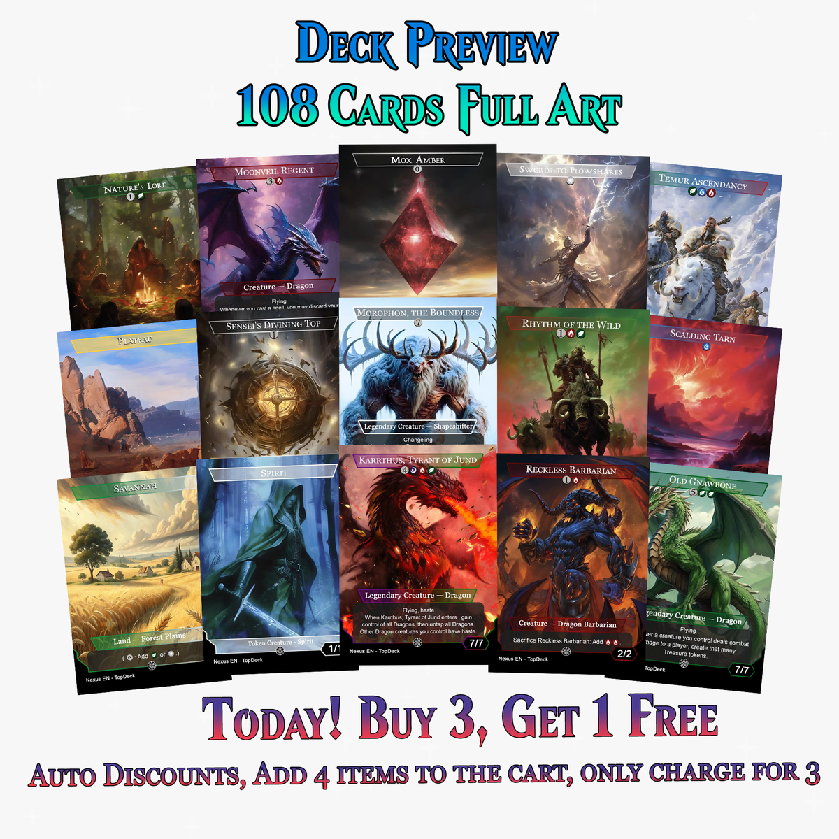 Ur-Dragon Tribal 2 Commander Deck | 108+ Cards | ProxyTCG