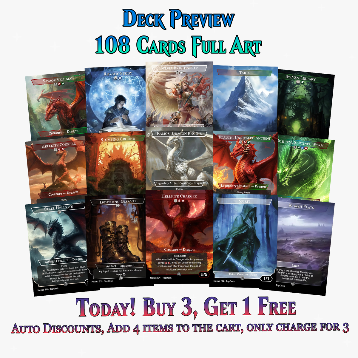 Ur-Dragon Tribal 2 Commander Deck | 108+ Cards | ProxyTCG