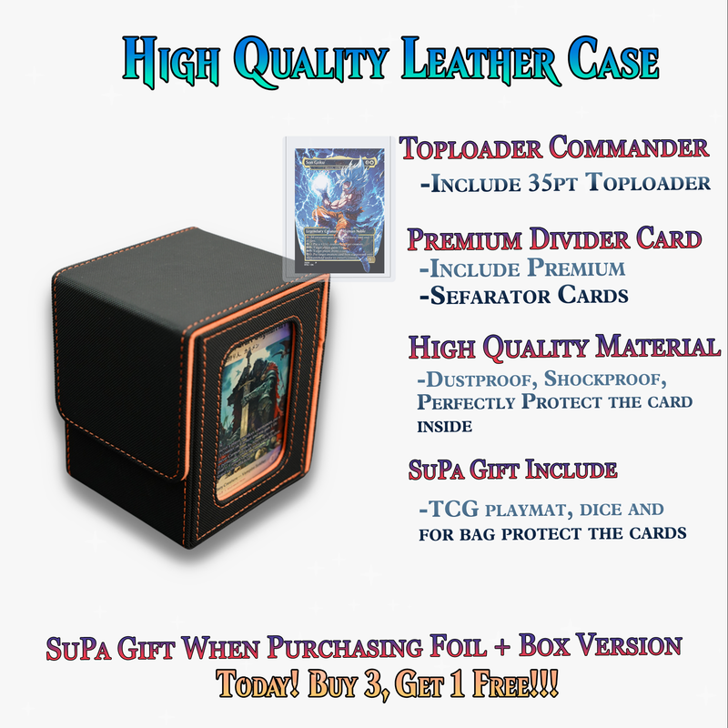 | New | Dragon Ball MTG Proxy Commander Deck - 115+ Pcs Saiyan Warrior Set