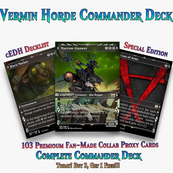 Vermin Horde Commander Deck - 103+ Cards | ProxyTCG
