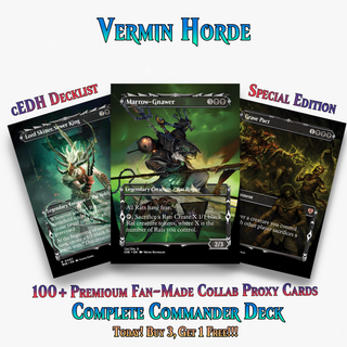 | New | Vermin Horde Commander Deck - 103+ Cards | ProxyTCG