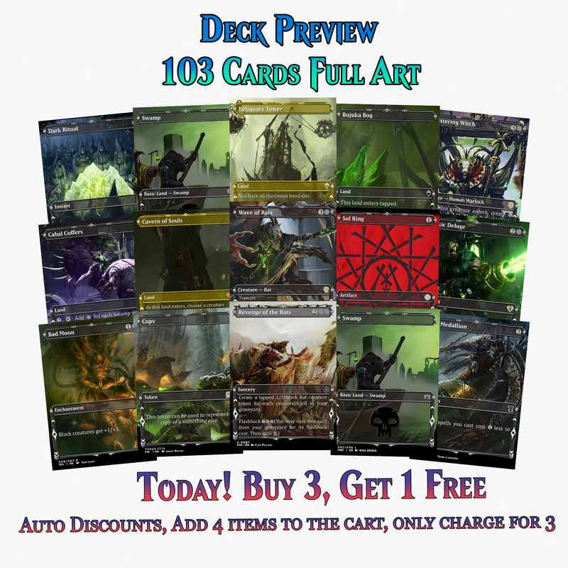 Vermin Horde Commander Deck - 103+ Cards | ProxyTCG
