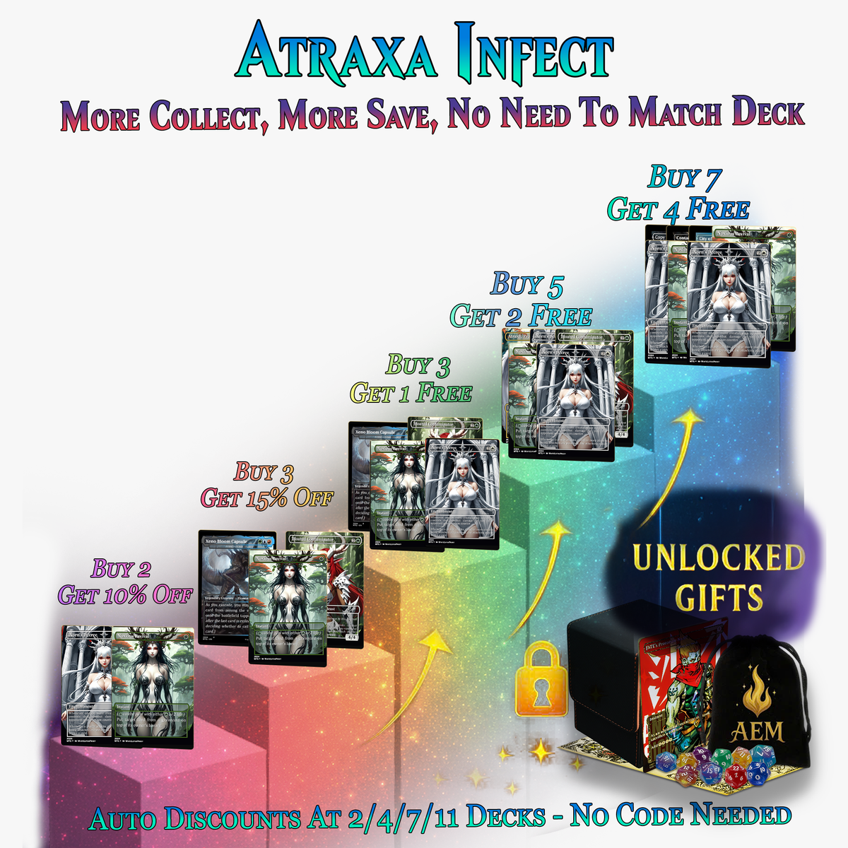 Atraxa Counter Proliferate Commander Deck - 109+ Cards | ProxyTCG