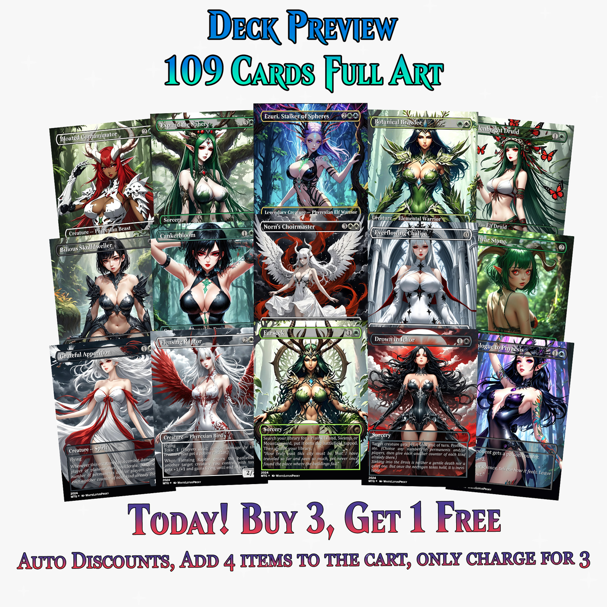 Atraxa Counter Proliferate Commander Deck - 109+ Cards | ProxyTCG