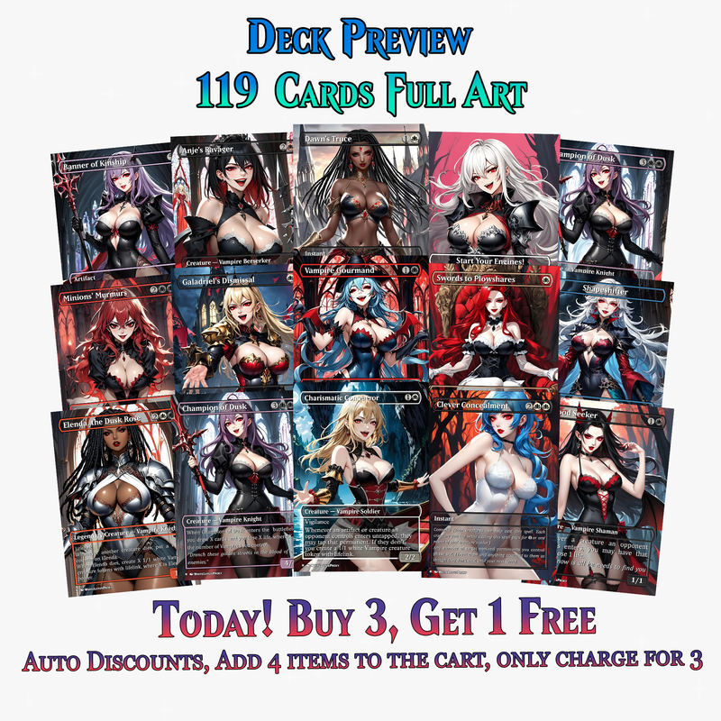 Vampire Tribal Commander Deck - 119+ Cards | ProxyTCG