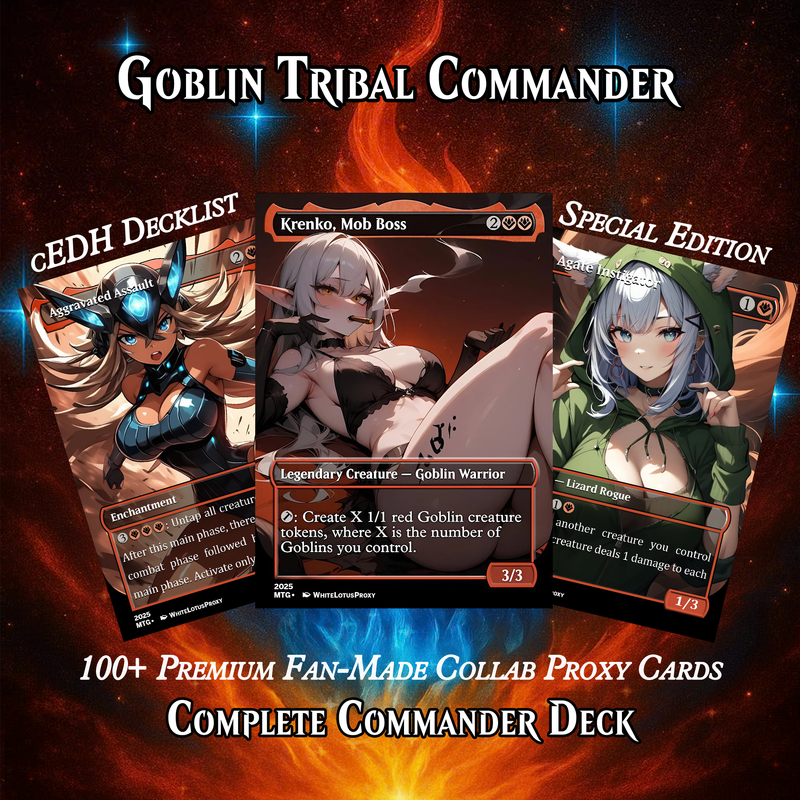 Goblin Tribal MTG Proxy Commander Deck - 112 Cards | ProxyTCG
