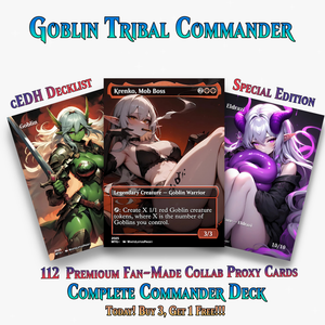 Goblin Tribal Commander Deck - 112+ Cards | ProxyTCG
