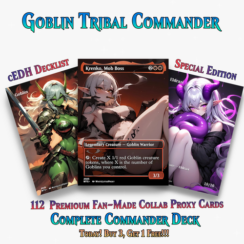 Goblin Tribal Commander Deck - 112+ Cards | ProxyTCG